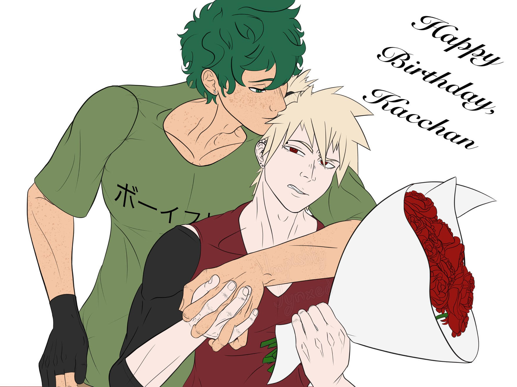 Flat Color - Happy B-Day, Kacchan