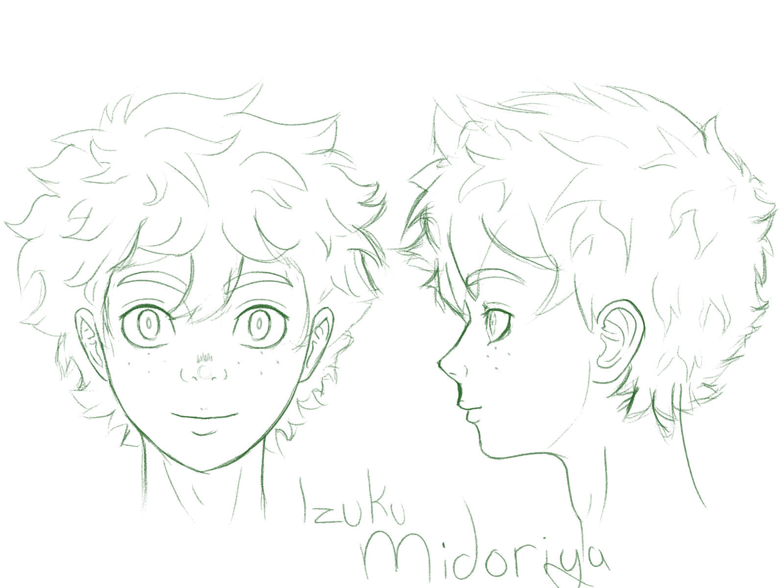 Sketch - Izuku Omega