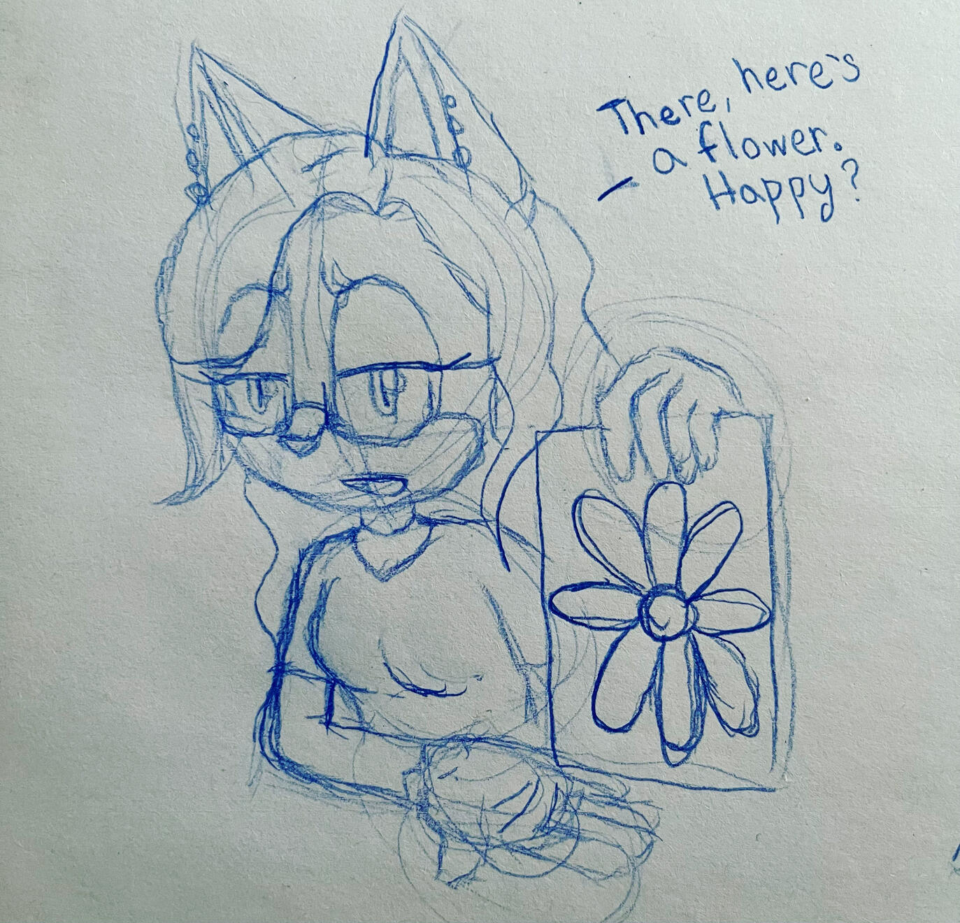 Draft - You want a flower?